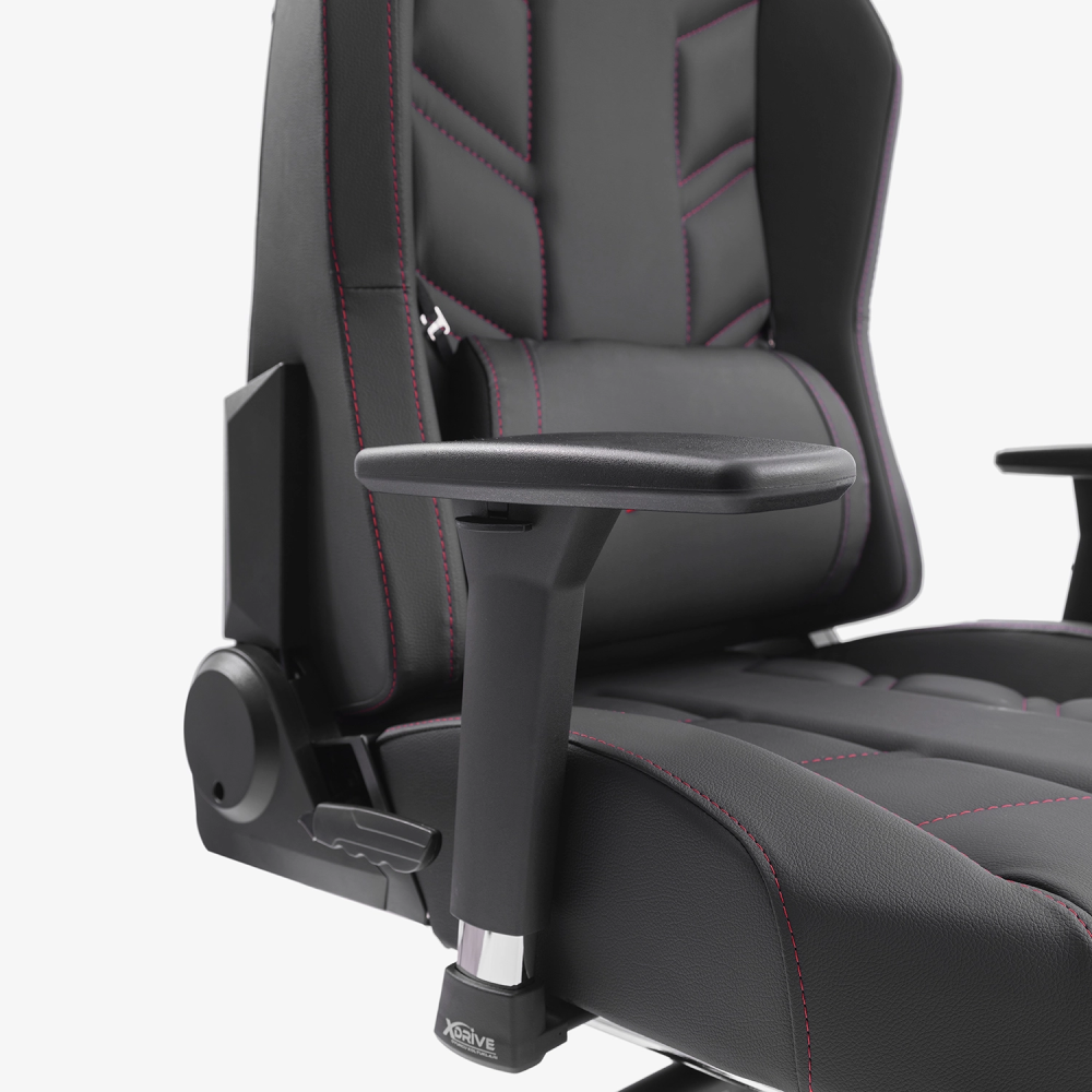 xDrive FIRTINA Foot Extension Proffessional Gaming Chair Black/Black - 11