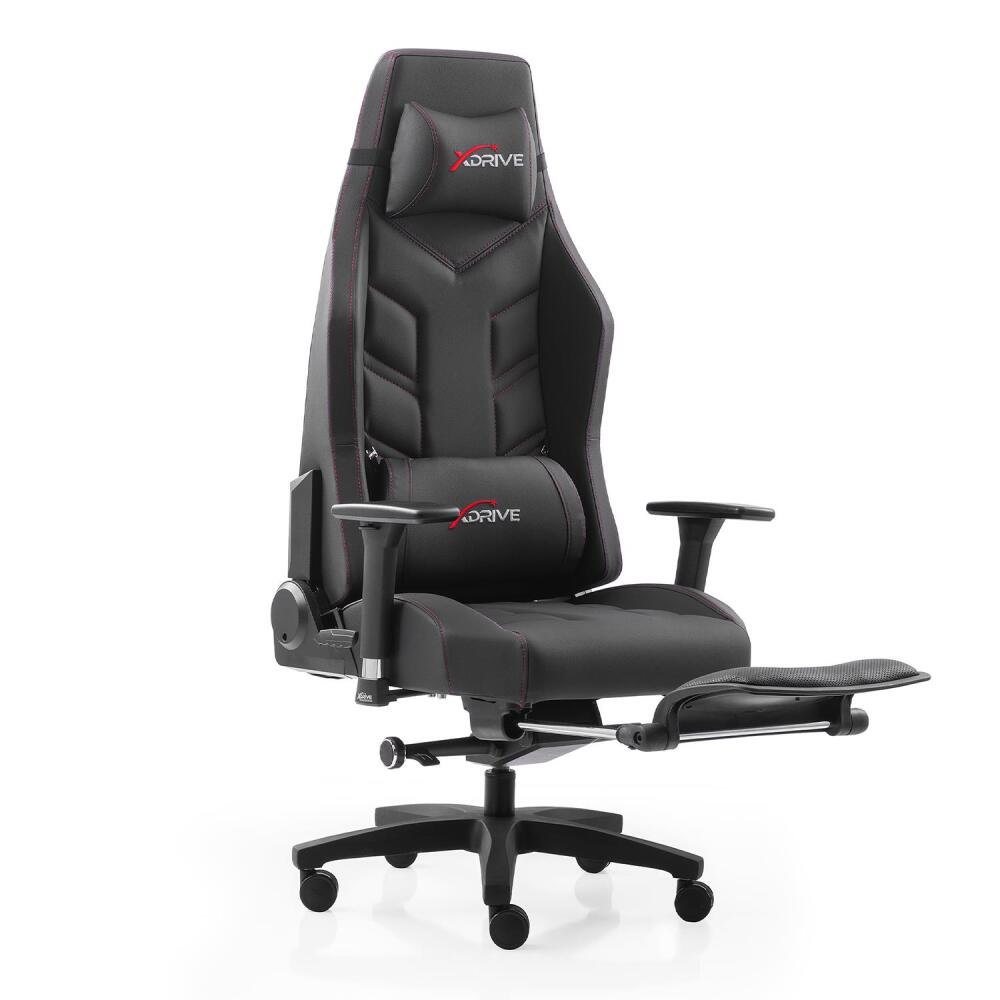 xDrive FIRTINA Feet Extension Proffessional Gaming Chair Black/Black - 1