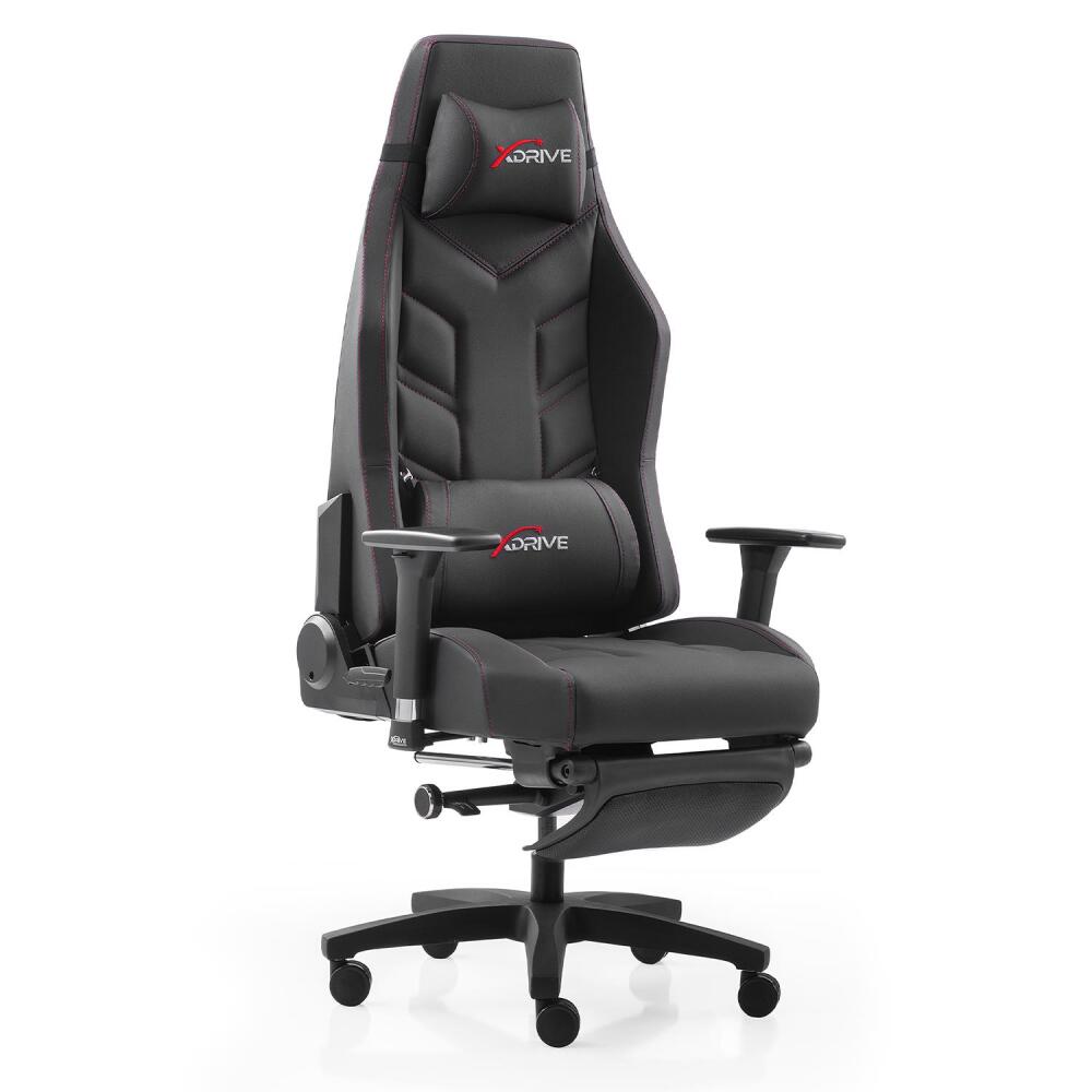 xDrive FIRTINA Feet Extension Proffessional Gaming Chair Black/Black - 2