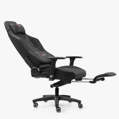 xDrive FIRTINA Feet Extension Proffessional Gaming Chair Black/Black - 7
