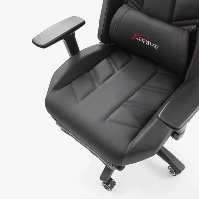 xDrive FIRTINA Feet Extension Proffessional Gaming Chair Black/Black - 9