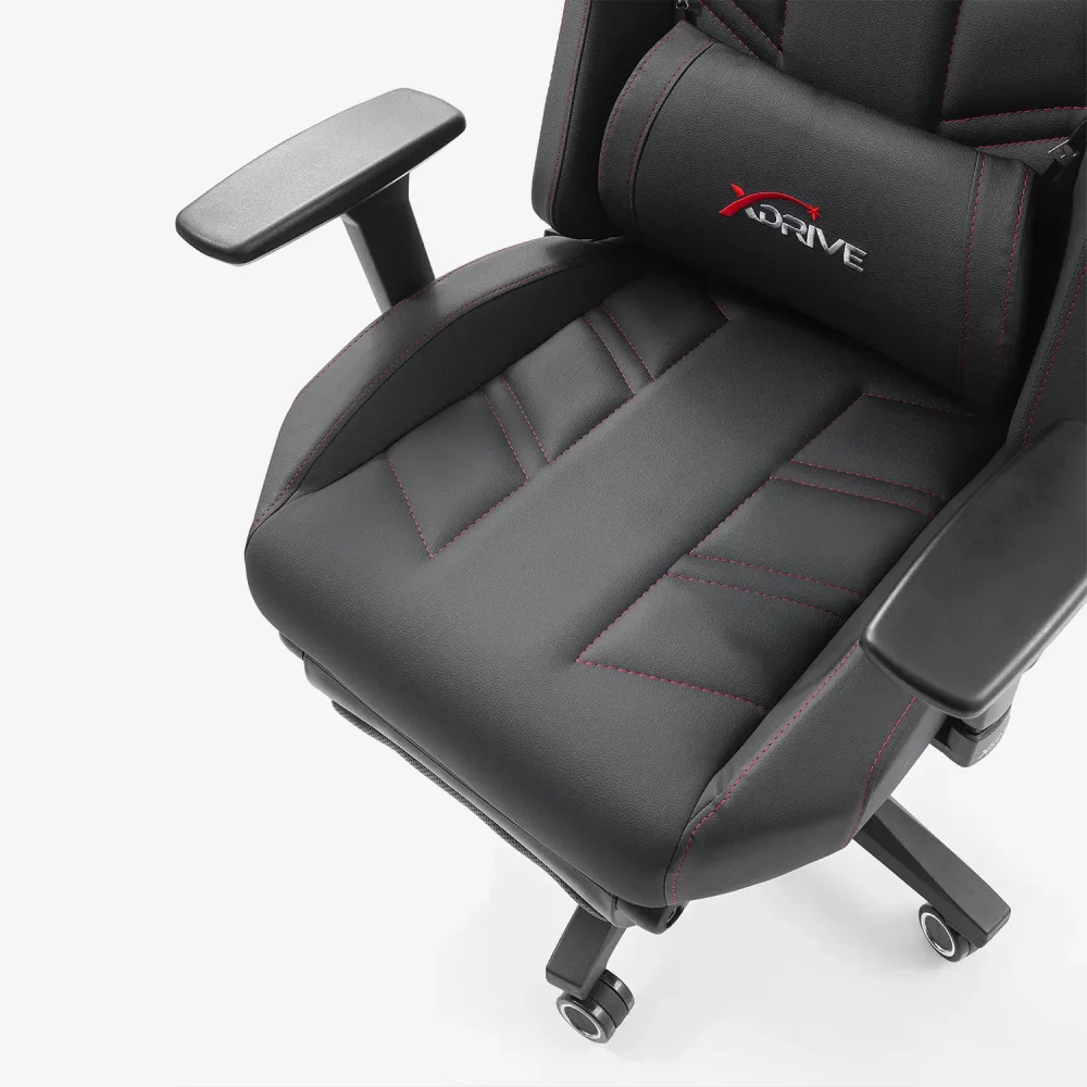 xDrive FIRTINA Feet Extension Proffessional Gaming Chair Black/Black - 9