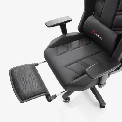 xDrive FIRTINA Feet Extension Proffessional Gaming Chair Black/Black - 10