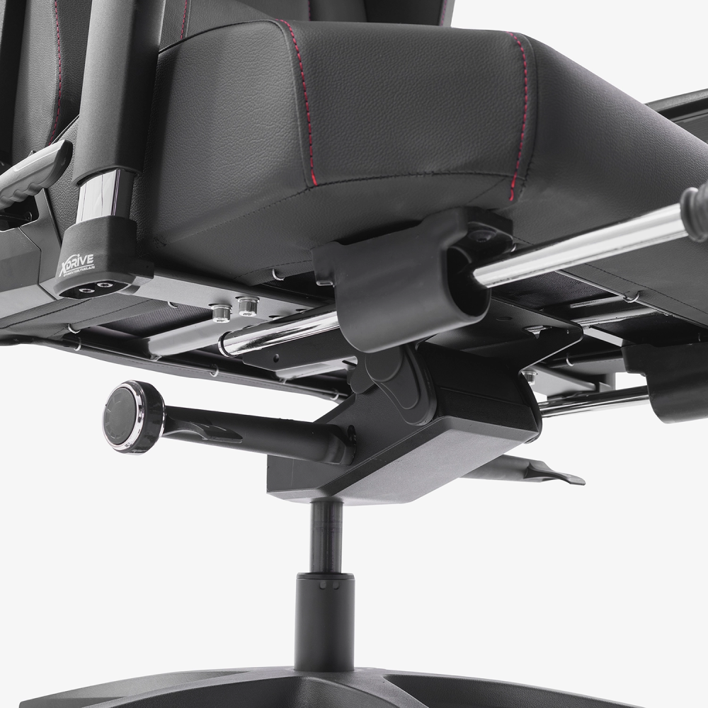xDrive FIRTINA Massage Foot Extension Proffessional Gaming Chair Black/Black - 12