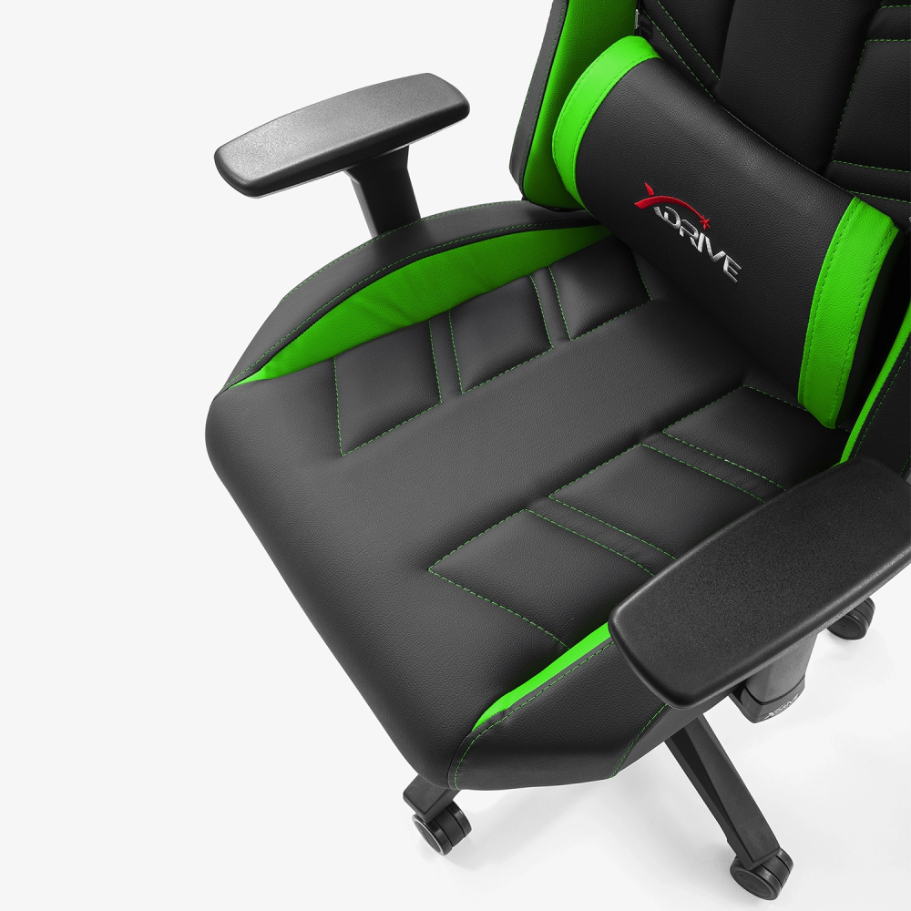 xDrive FIRTINA Professional Gaming Chair Green/Black - 8