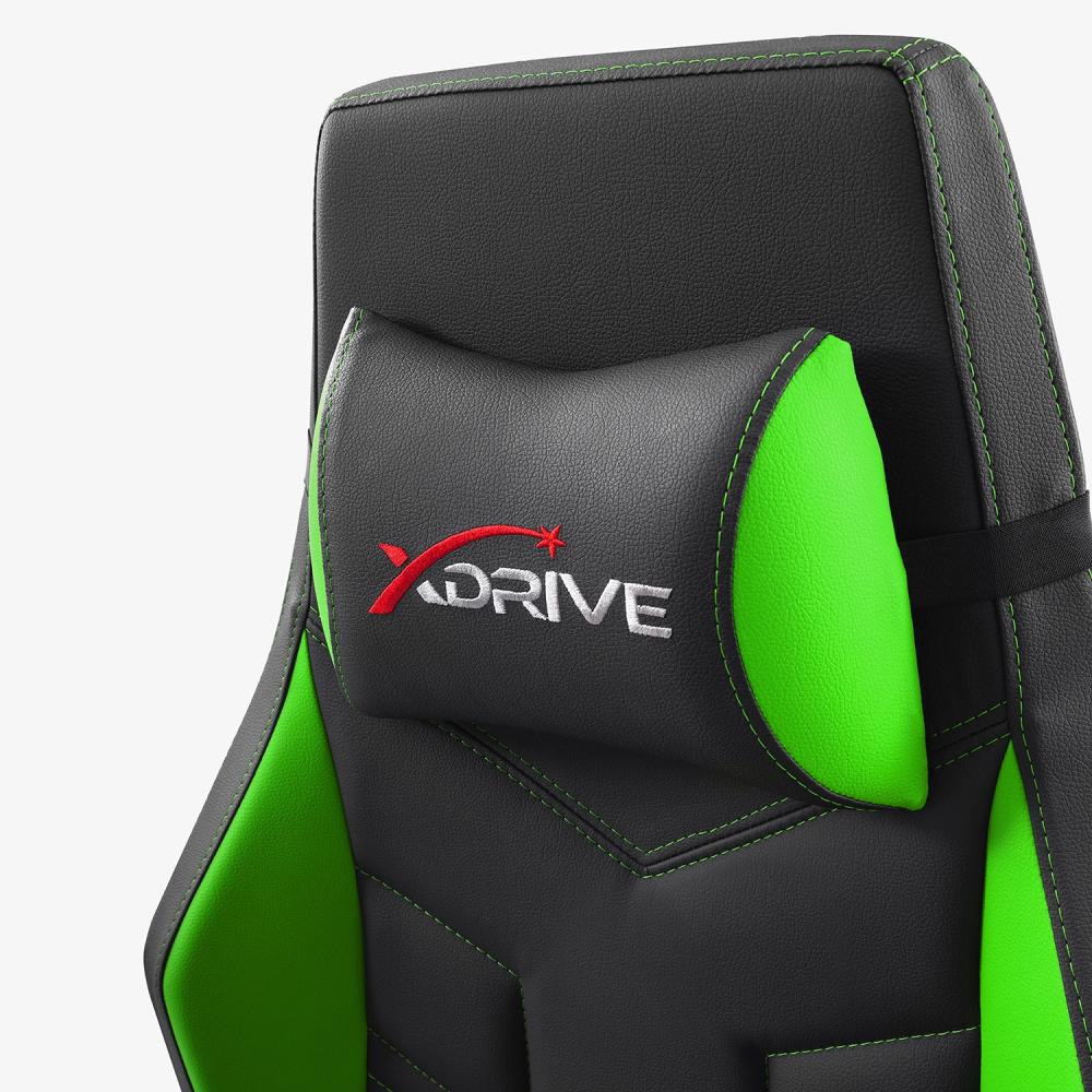 xDrive FIRTINA Professional Gaming Chair Green/Black - 7