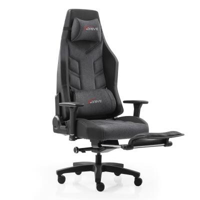 xDrive Fırtına Professional Gaming Chair Fabric Gray/Black with Feet Extension - 1