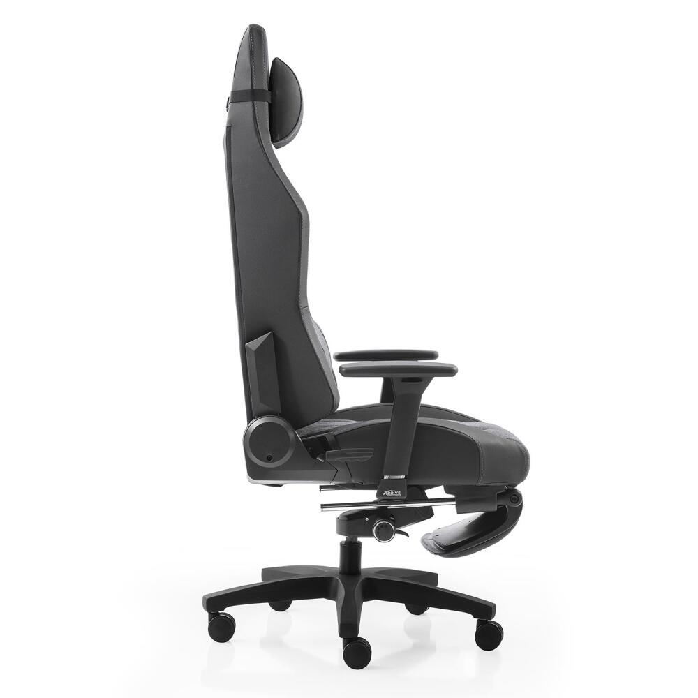 xDrive Fırtına Professional Gaming Chair Fabric Gray/Black with Feet Extension - 5