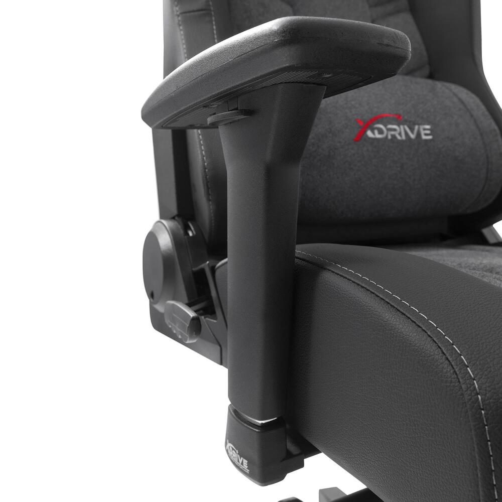 xDrive Fırtına Professional Gaming Chair Fabric Gray/Black with Feet Extension - 10