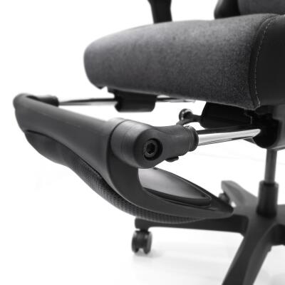 xDrive Fırtına Professional Gaming Chair Fabric Gray/Black with Feet Extension - 11