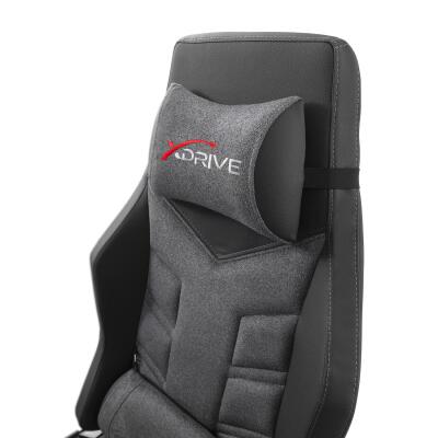 xDrive Fırtına Professional Gaming Chair Fabric Gray/Black with Feet Extension - 12