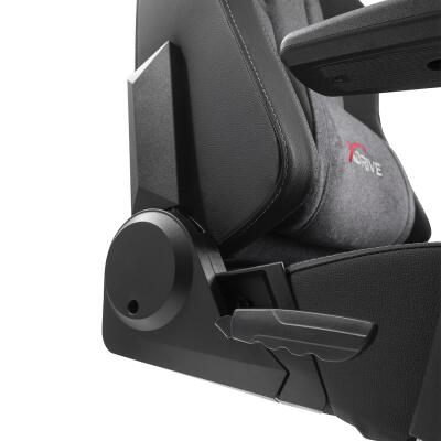 xDrive Fırtına Professional Gaming Chair Fabric Gray/Black with Feet Extension - 13