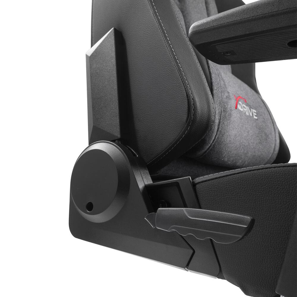 xDrive Fırtına Professional Gaming Chair Fabric Gray/Black with Feet Extension - 13