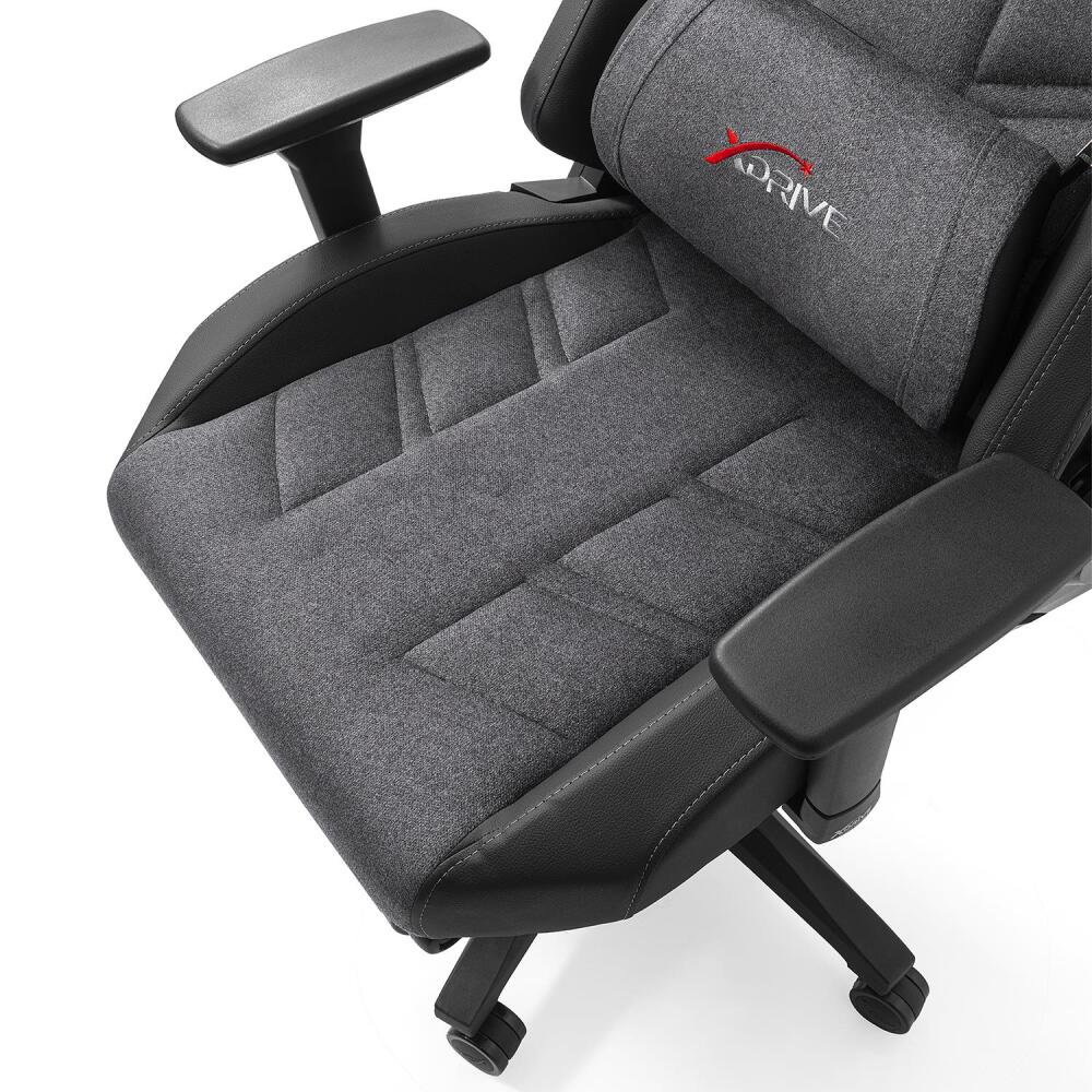 xDrive Fırtına Professional Gaming Chair Fabric Gray/Black with Feet Extension - 14