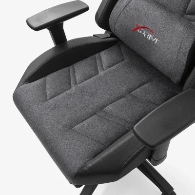 xDrive Fırtına Professional Gaming Chair Fabric Gray/Black with Feet Extension - 10