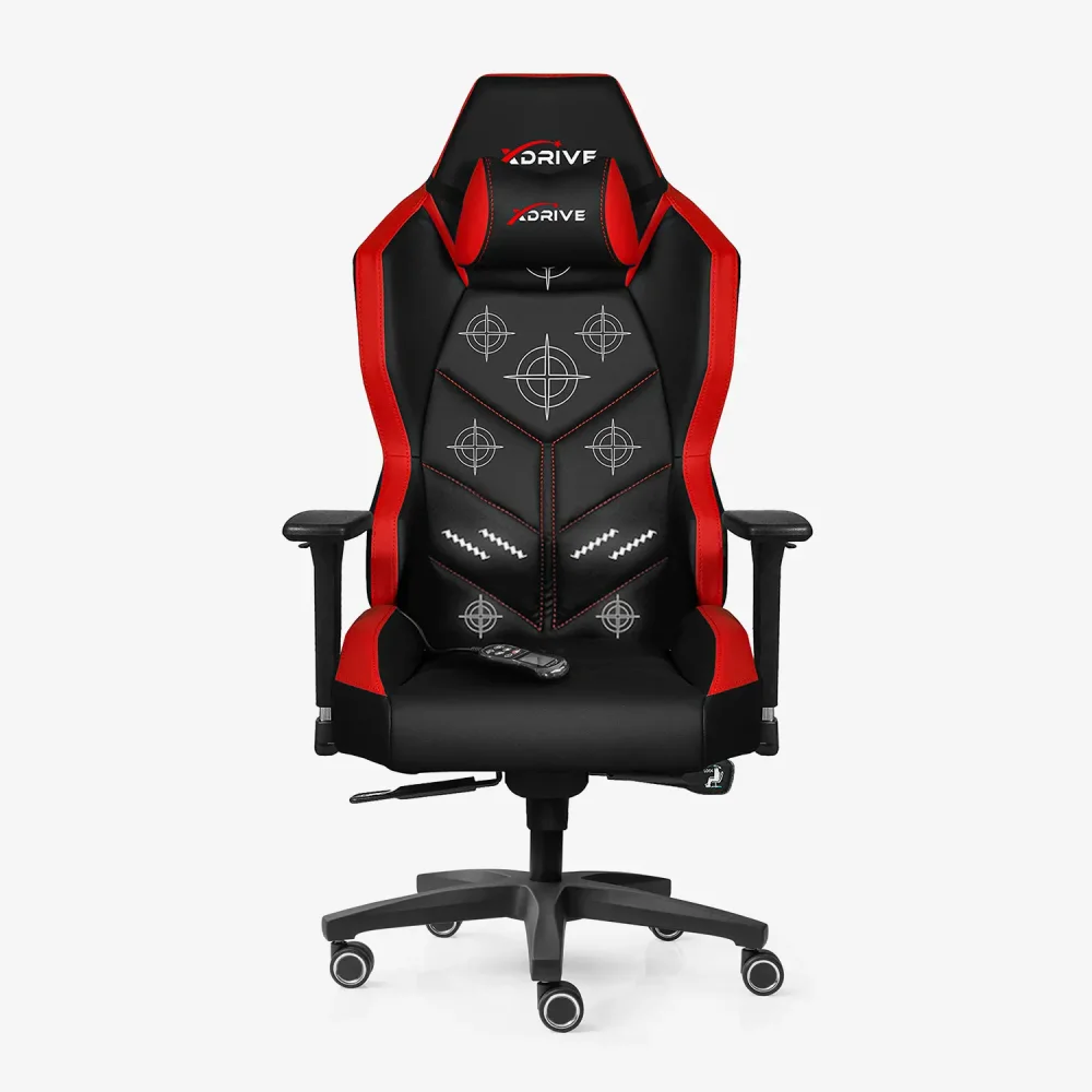 xDrive KASIRGA Massage Professional Gaming Chair Red/Black - 2
