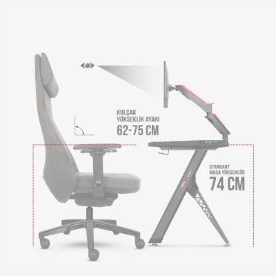 xDrive Business Konak Office Chair Large Fabric Green - 9
