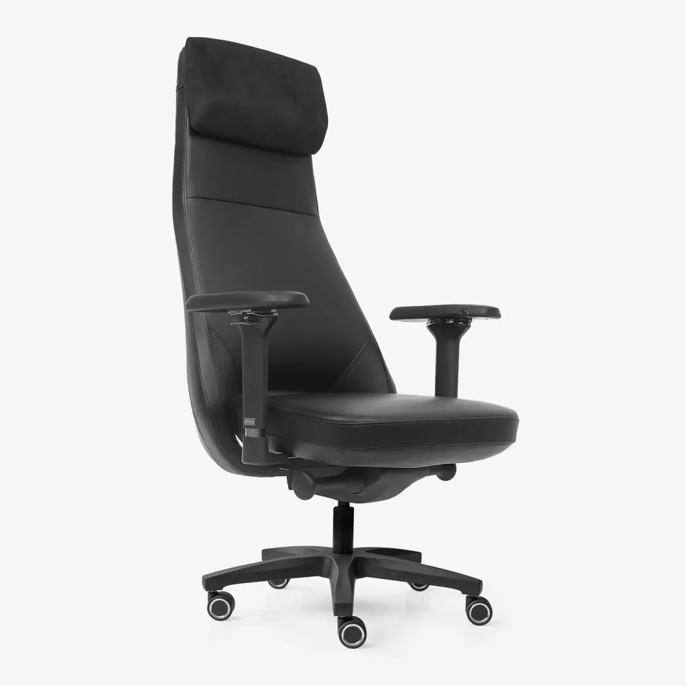 xDrive Business Konak Office Chair Large Leather Black - 1