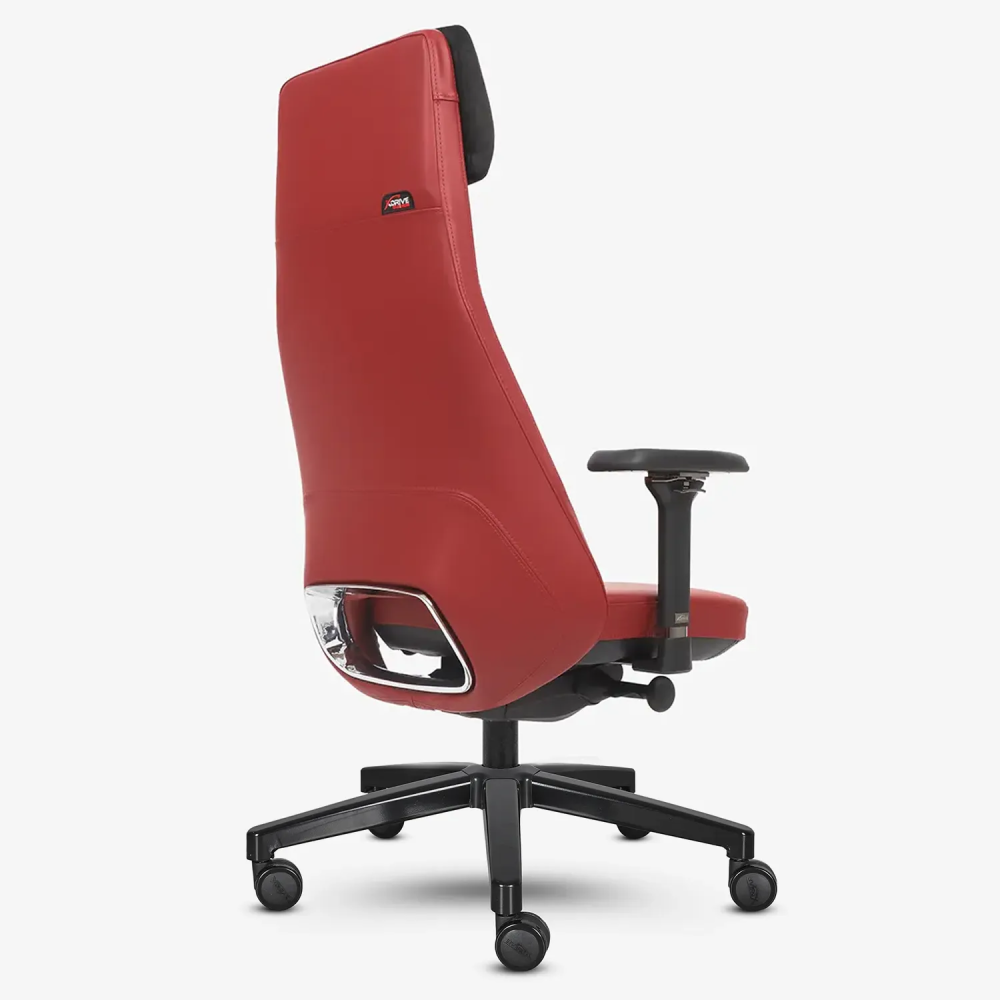 xDrive Business Konak Office Chair Large Leather Red - 4