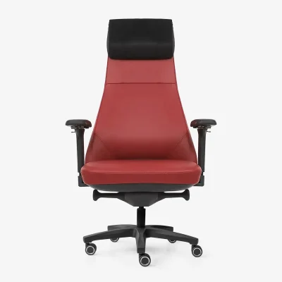 xDrive Business Konak Office Chair Large Leather Red - 2