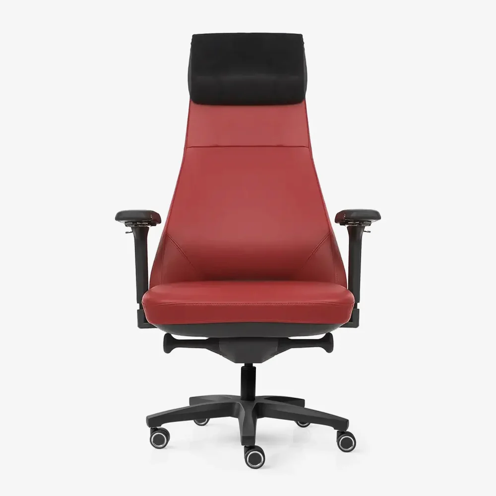 xDrive Business Konak Office Chair Large Leather Red - 2