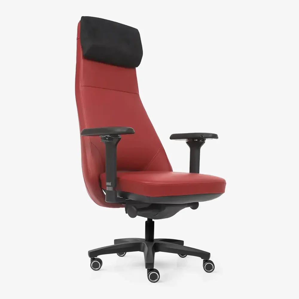 xDrive Business Konak Office Chair Large Leather Red - 1