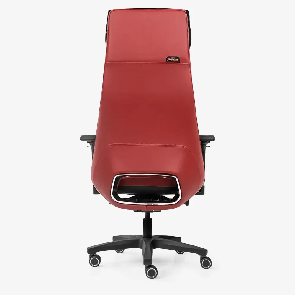 xDrive Business Konak Office Chair Large Leather Red - 6