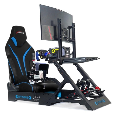xDrive Korhan Yarış Simülatör Oyuncu Kol.Mavi/Siyah - 1