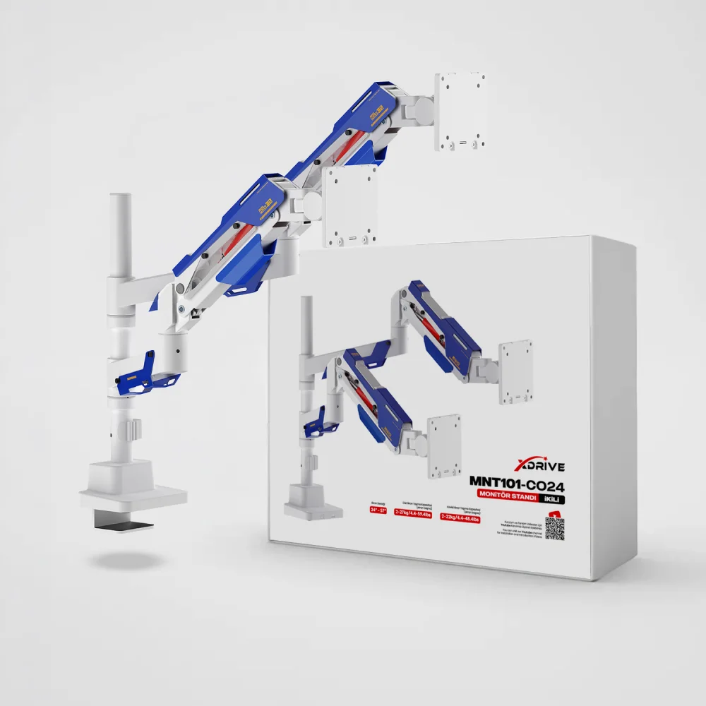 xDrive MNT-101 İkili Monitör Standı - 1