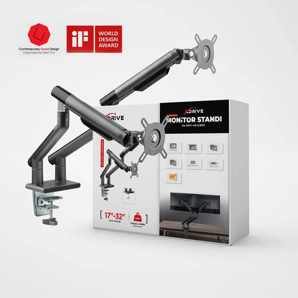 xDrive MNT-49 Dual Monitor Stand - xDrive