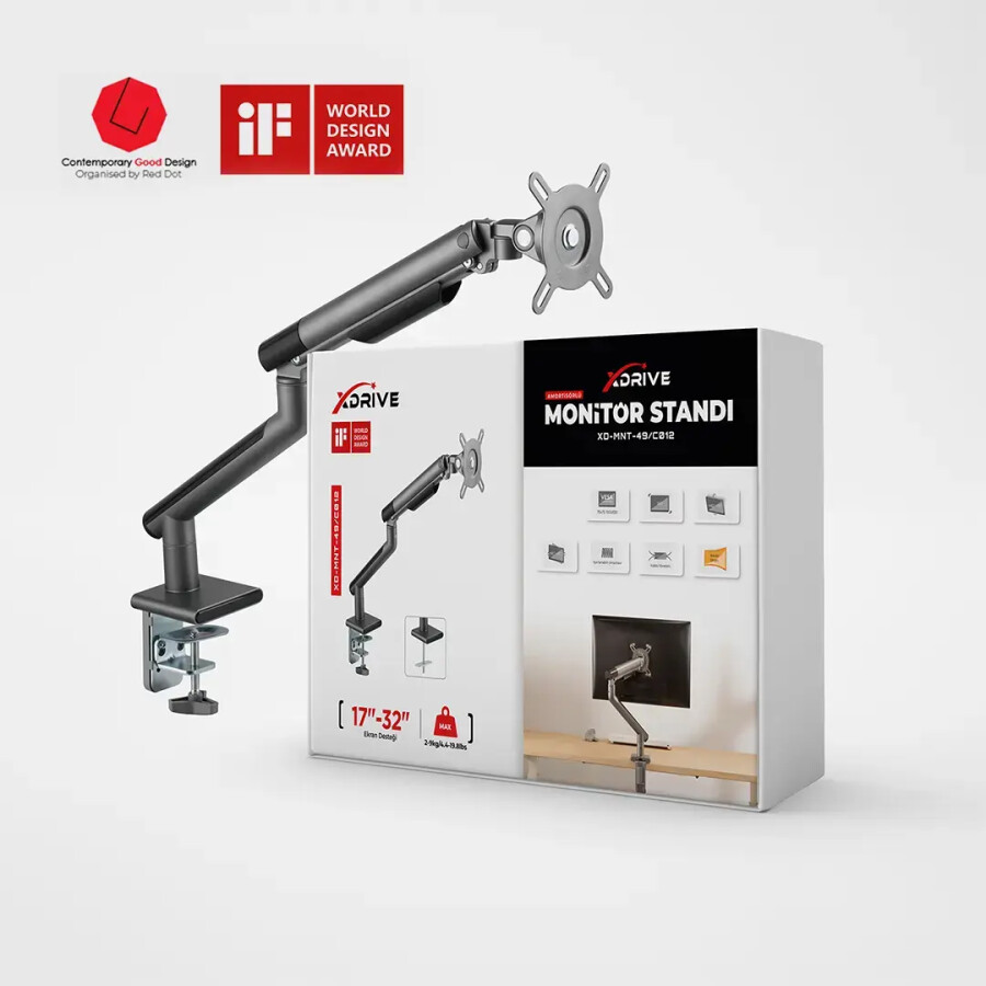 xDrive MNT-49 Single Monitor Stand - xDrive