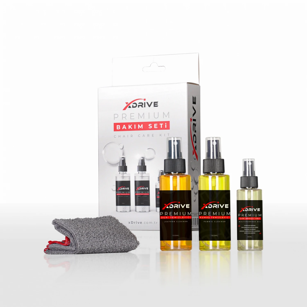  xDrive Premium 3 lü Deri & Kumaş Koltuk Temizlik ve Bakım Seti - 1