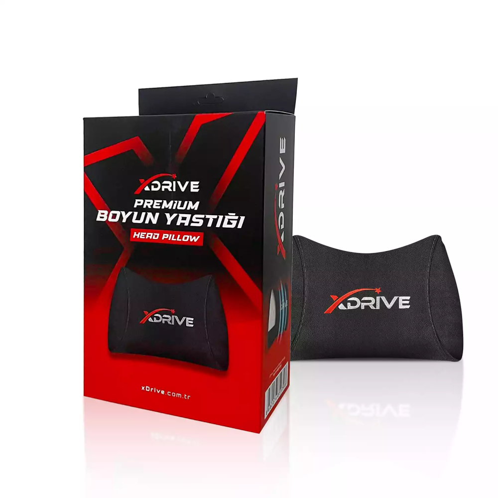 xDrive Premium Baş Yastığı/Siyah Kumaş - 1