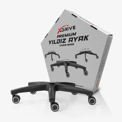 xDrive Premium Poliamid Ayak Siyah (Tekerlek Dahil) - xDrive