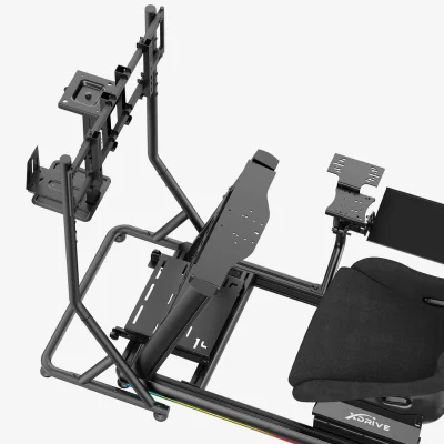 xDrive RGB Alüminyum Yarış Simülatörü Kokpiti ve F1 Koltuğu Bs01 - 7