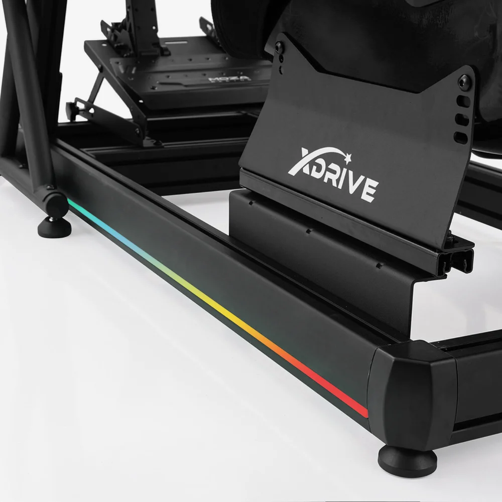 xDrive RGB Alüminyum Yarış Simülatörü Kokpiti ve F1 Koltuğu Bs01 - 8