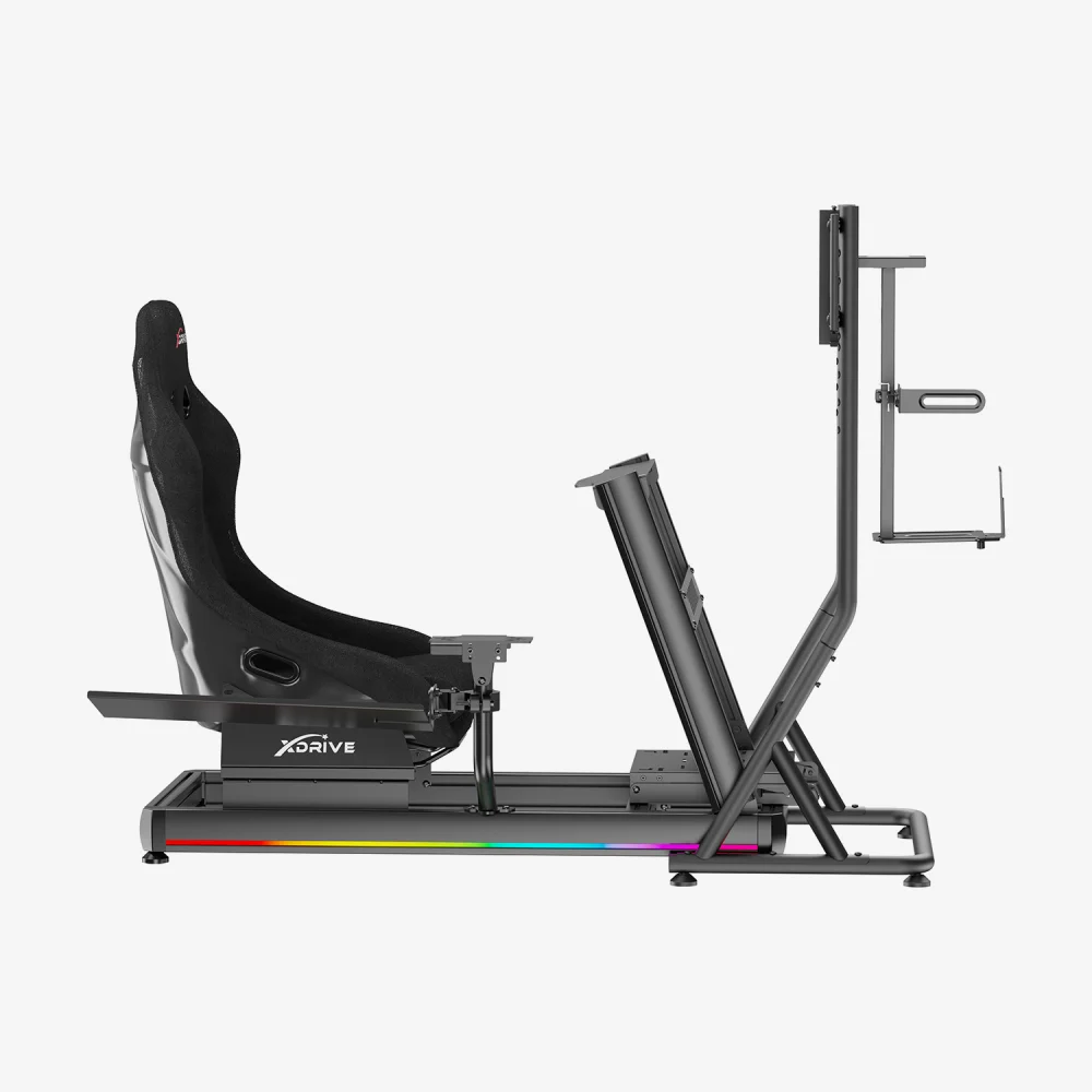 xDrive RGB Alüminyum Yarış Simülatörü Kokpiti ve F1 Koltuğu Bs01 - 12