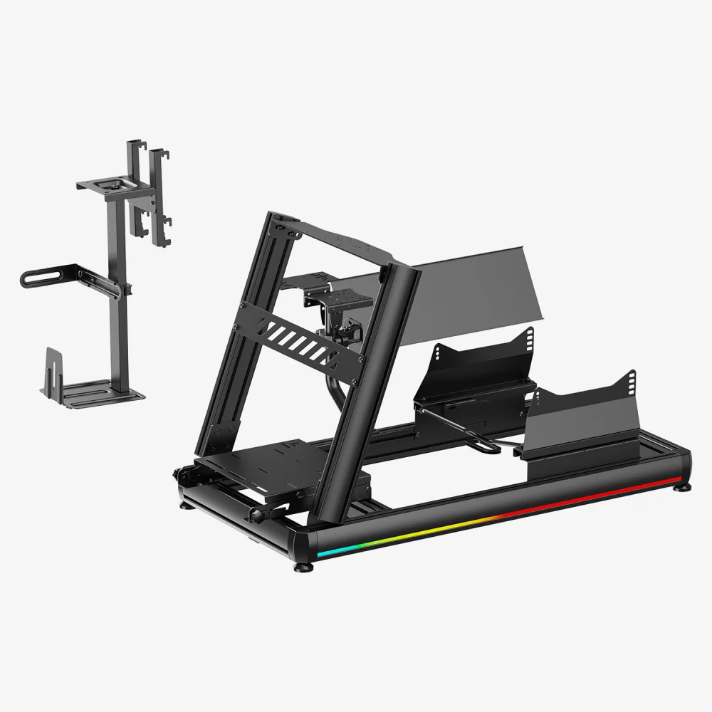 xDrive RGB Alüminyum Yarış Simülatörü Kokpiti ve F1 Koltuğu Bs01 - 13