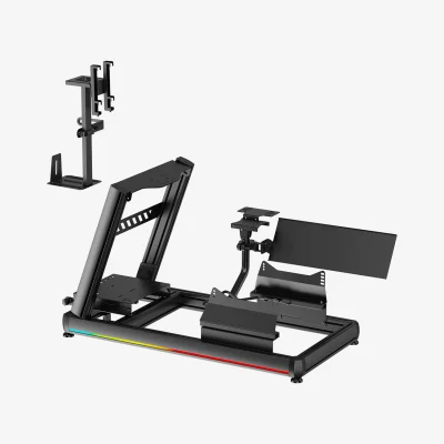 xDrive RGB Alüminyum Yarış Simülatörü Kokpiti ve F1 Koltuğu Bs01 - 14