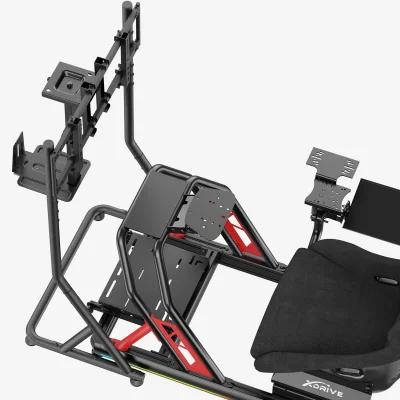 xDrive RGB Alüminyum Yarış Simülatörü Kokpiti ve F1 Koltuğu Bs02 - 7