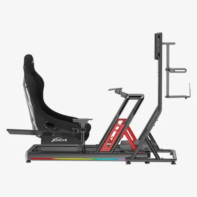 xDrive RGB Alüminyum Yarış Simülatörü Kokpiti ve F1 Koltuğu Bs02 - 8