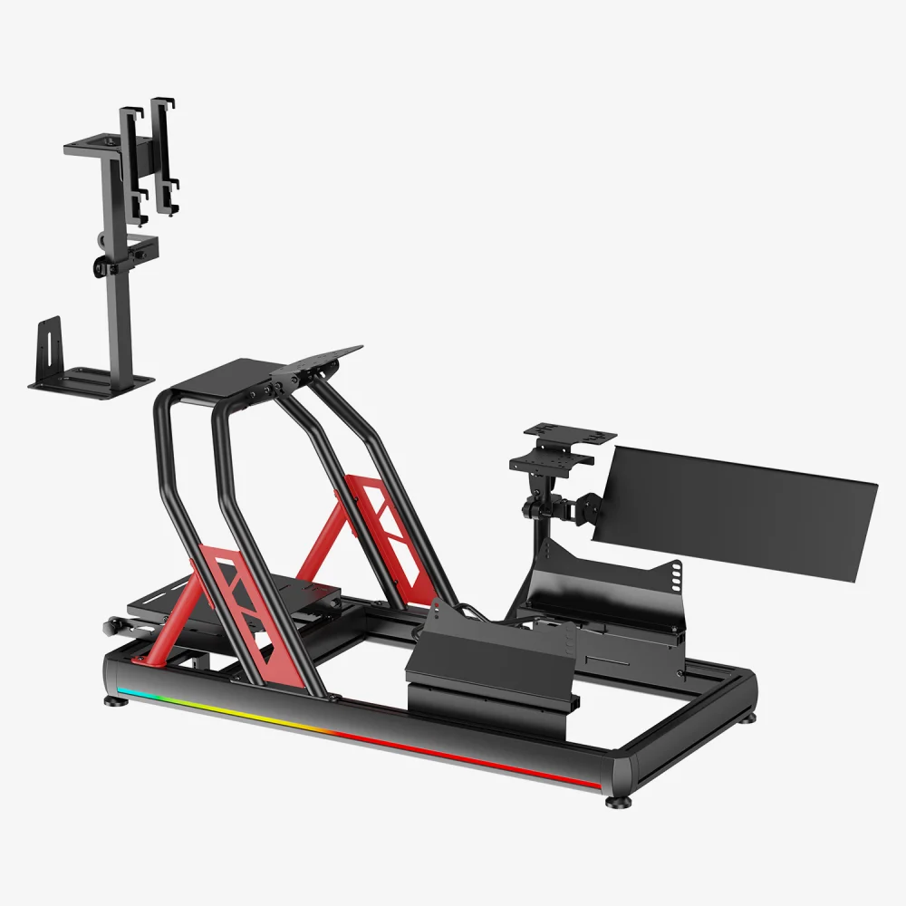 xDrive RGB Alüminyum Yarış Simülatörü Kokpiti ve F1 Koltuğu Bs02 - 9