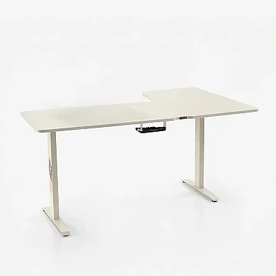 xDrive Rüzgar L Masa Sol Beyaz (160x60) - 3