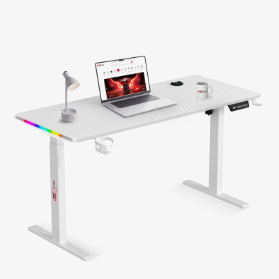 xDrive Rüzgar Yükseklik Ayarlı RGB Oyuncu & Çalışma Masası Beyaz ( 140x60 ) - 1