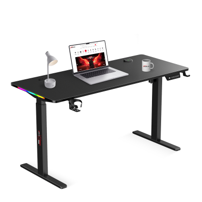 xDrive Rüzgar Yükseklik Ayarlı RGB Oyuncu & Çalışma Masası Siyah ( 140x60 ) - 1