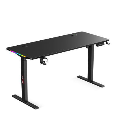 xDrive Rüzgar Yükseklik Ayarlı RGB Oyuncu & Çalışma Masası Siyah ( 140x60 ) - 2