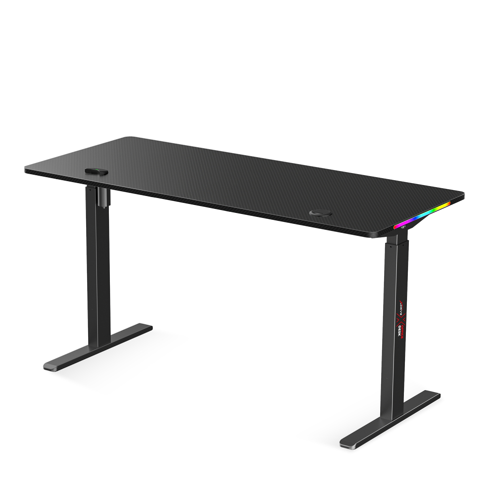 xDrive Rüzgar Yükseklik Ayarlı RGB Oyuncu & Çalışma Masası Siyah ( 140x60 ) - 5