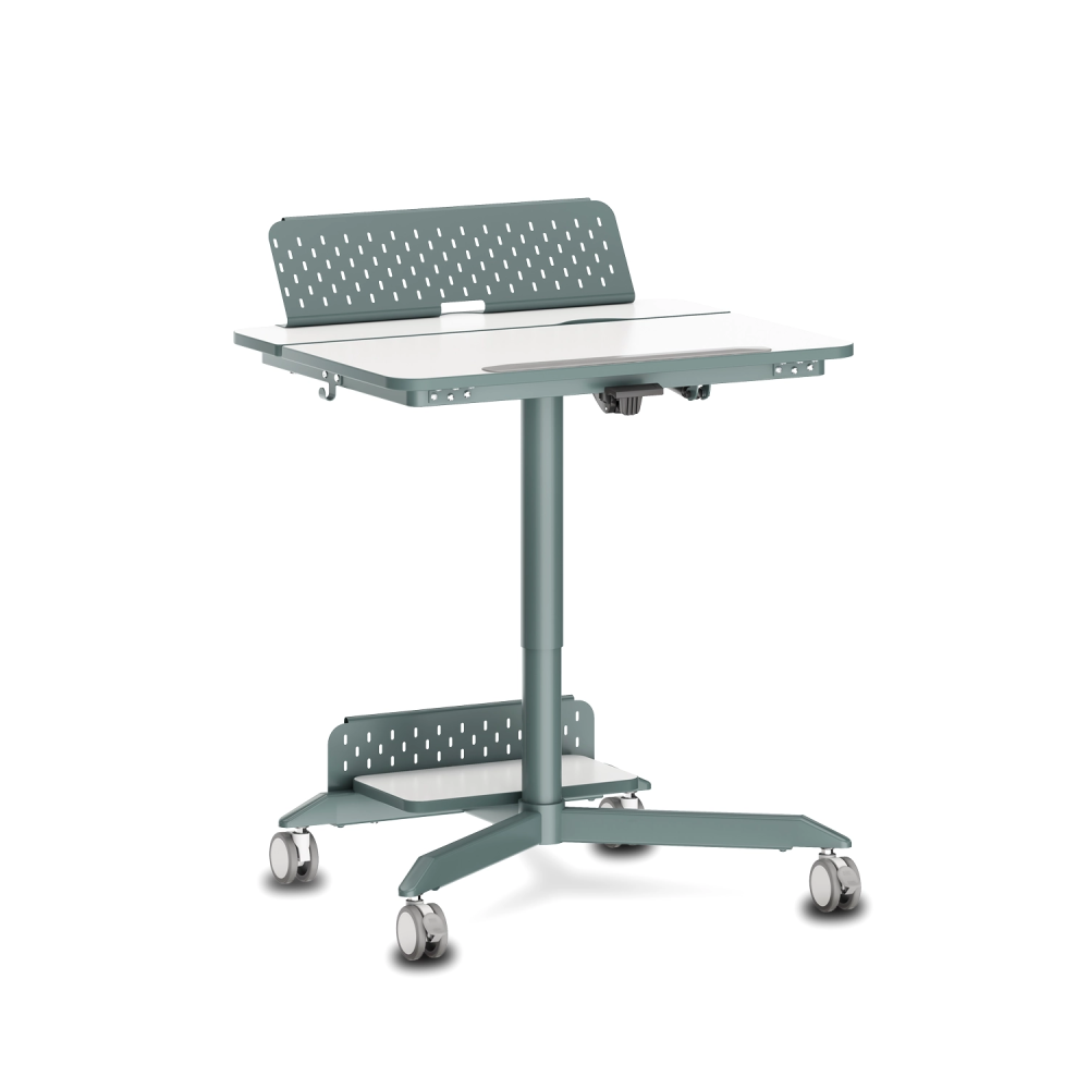 xDrive Sina Yükseklik Ayarlı Çizim ve Çalışma Masası Yeşil/Beyaz 78x60 - 2