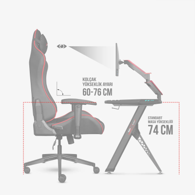 xDrive TORYUM Professional Gaming Chair Black/Black - 10