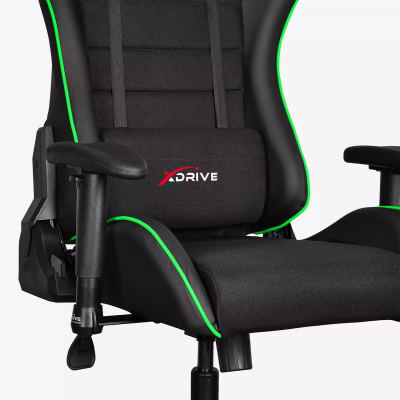 xDrive TORYUM Professional Gaming Chair Green/Black - 7